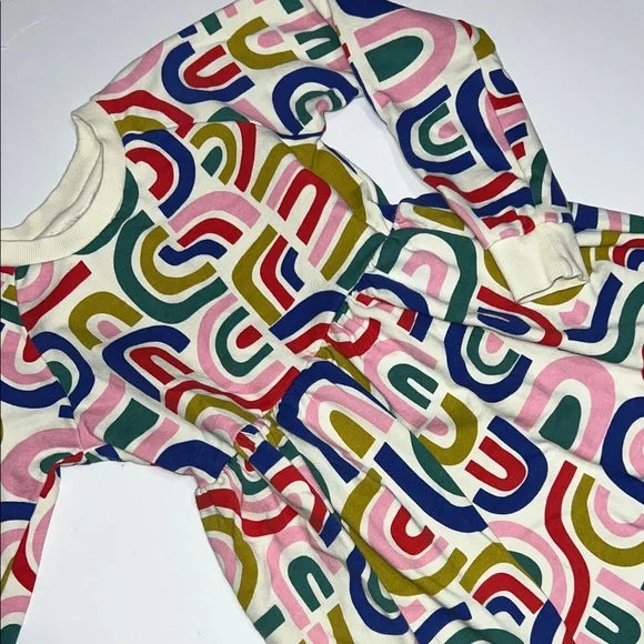 Girls Hanna Andersson White Knit Fabric - Picture 3 of 9